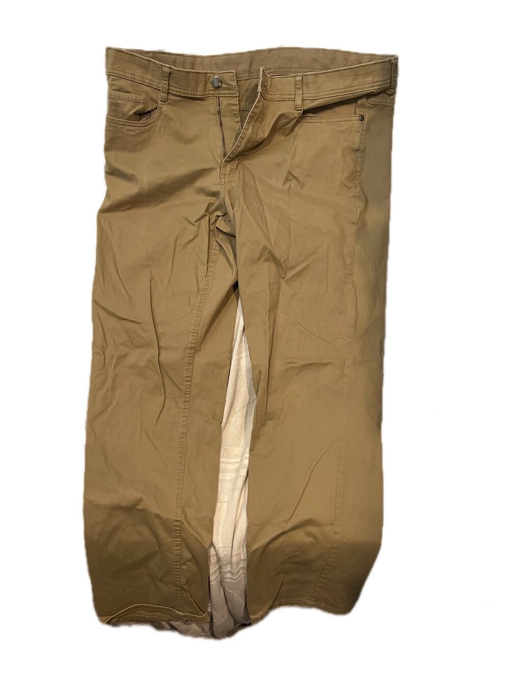 Copper and Oak Tan Chino Pants Mens 36x32